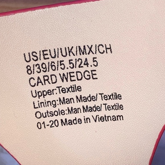 Kenneth Cole NEW IN BOX Reaction Spiced Coral (red-orange) Wedge Sandals - Picture 8 of 13